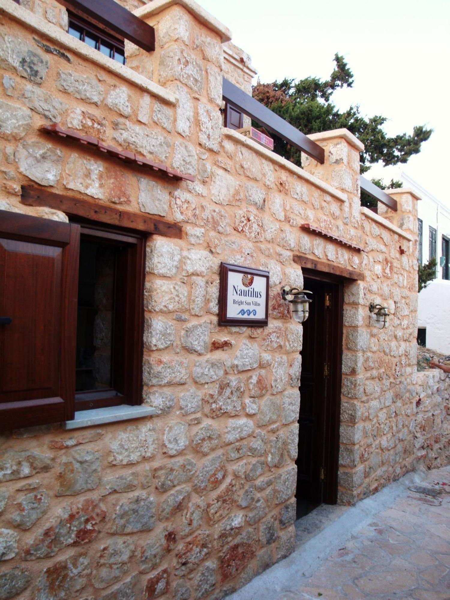 Bright Sun Villas Chalki Town Exterior foto